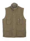 Gilet Gentleman LEDERTYS marron – polaire, poches, élégant LY0305