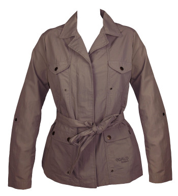 Veste saharienne femme noisette SE1186 – Style aventurier chic