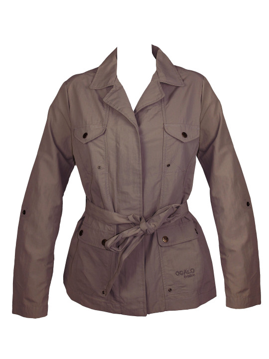 Veste saharienne femme noisette SE1186 – Style aventurier chic