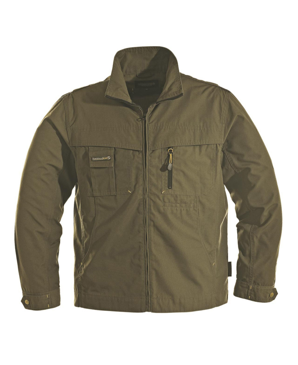 Veste homme TERRATREND 7631KJ kaki/jaune robuste