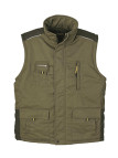 Gilet homme kaki multi-poches TERRATREND 6316KJ
