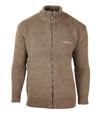 Cardigan en maille piquée full zip 123717U002