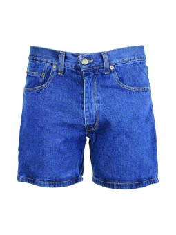 Short en jean homme Challenger R313 bleu stone 100% coton