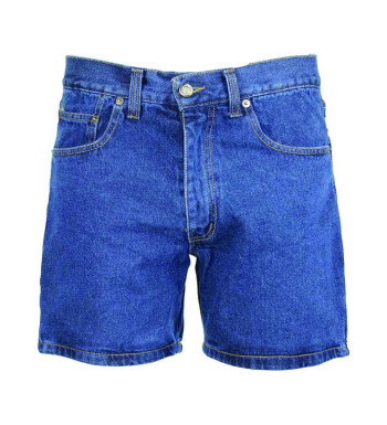 Short en jean homme Challenger R313 bleu stone 100% coton