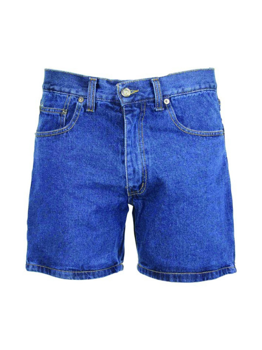 Short en jean homme Challenger R313 bleu stone 100% coton