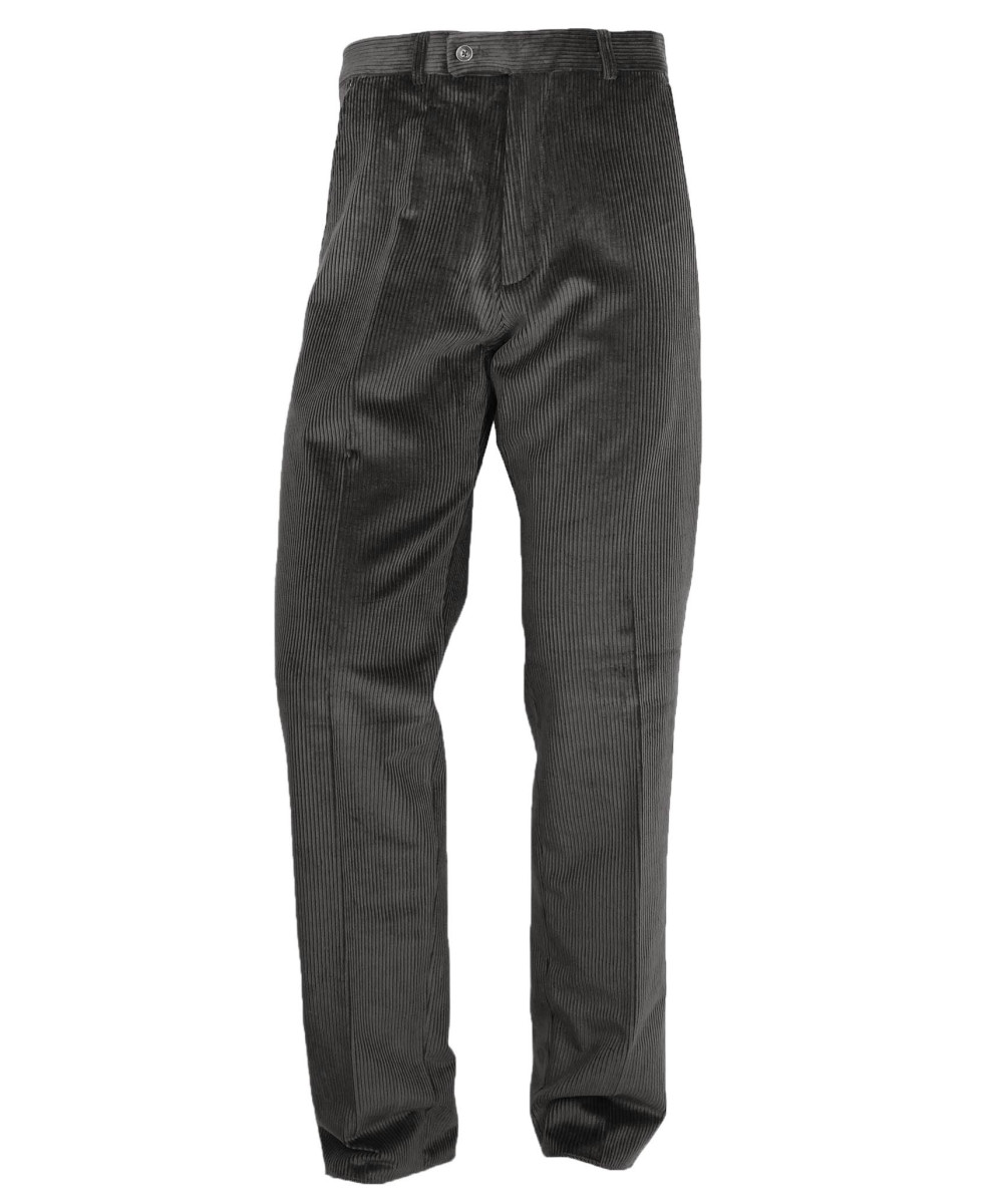 Pantalon velours CHALLENGER D373 – Gris élégant