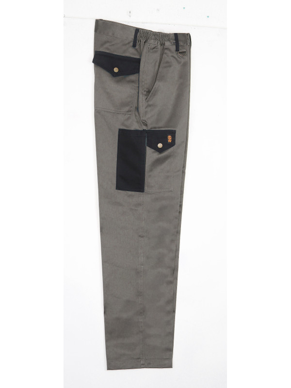 Pantalon de travail WORKER K568 coton polyester marron