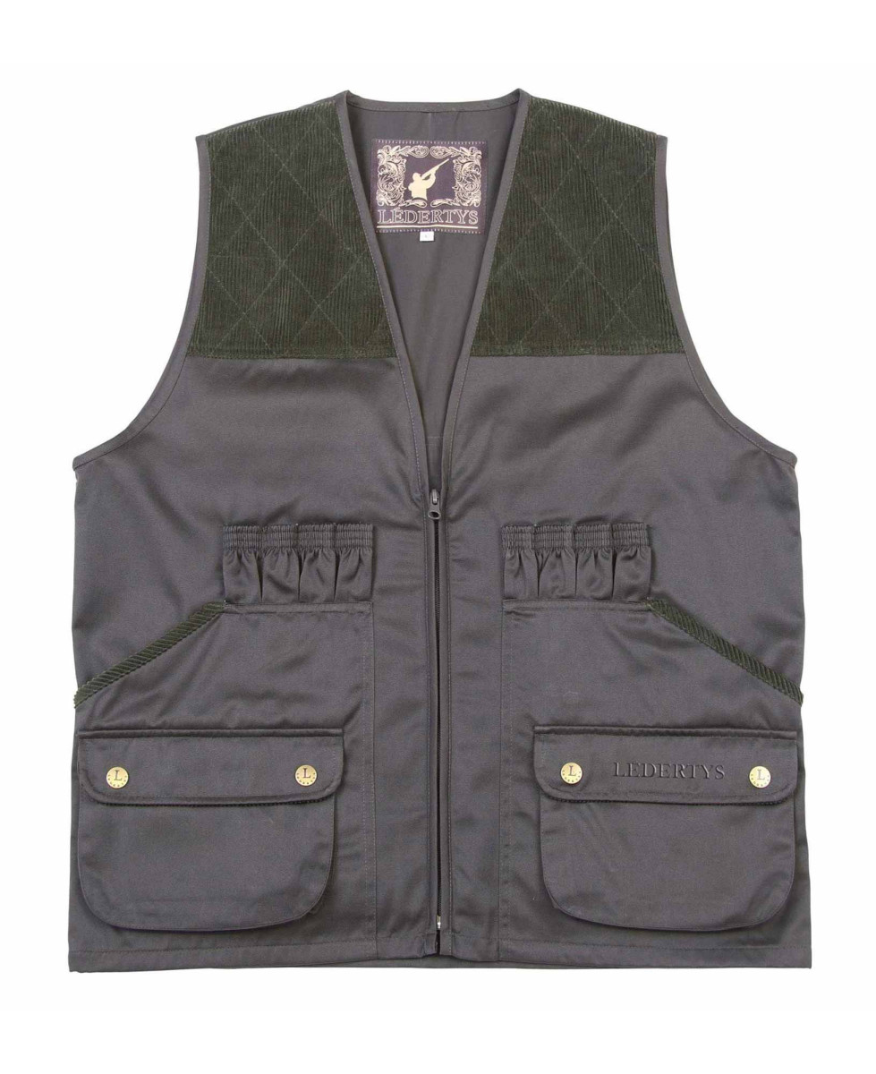 Gilet Chasse Classic LEDERTYS LY0200 – Kaki Déperlant & Renforts