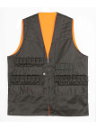 Gilet Chasse Duo LEDERTYS LY0222 – Kaki & Orange Fluo Polyvalent