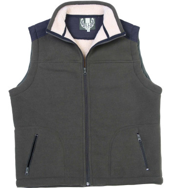 Gilet polaire homme LEDERTYS LY0301 kaki renforcé