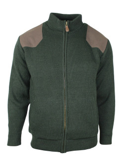 Veste homme doublée polaire kaki chaude – LY0706