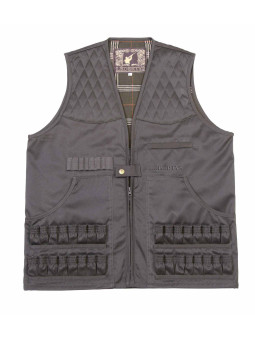 Gilet Chasse LEDERTYS LY0204 – Kaki, Cartouchière & Renforts