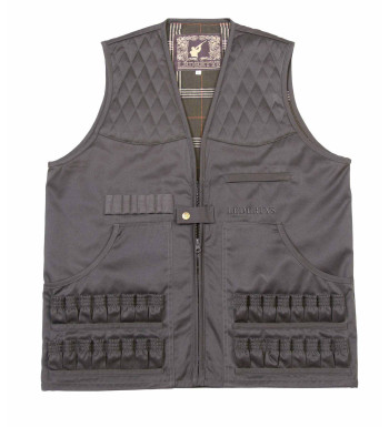 Gilet Chasse LEDERTYS LY0204 – Kaki, Cartouchière & Renforts