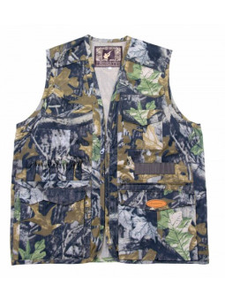 Gilet chasse Forestwood LEDERTYS LY0205 – Camouflage & Poches