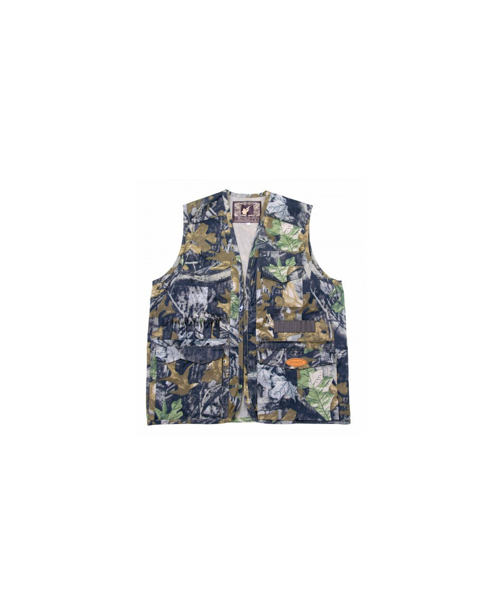 Gilet chasse Forestwood LEDERTYS LY0205 – Camouflage & Poches