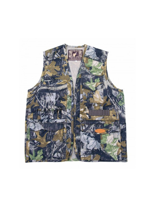 Gilet chasse Forestwood LEDERTYS LY0205 – Camouflage & Poches