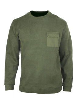 Sweat-shirt kaki homme pratique & résistant – LYO7O7