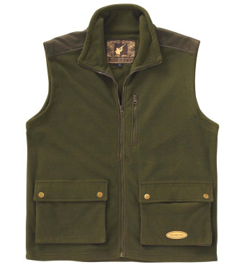 Gilet de chasse polaire LEDERTYS kaki – pratique et robuste LY0304