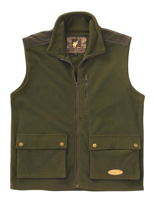 Gilet de chasse polaire LEDERTYS kaki – pratique et robuste LY0304