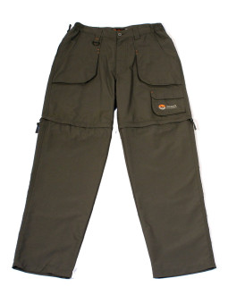Pantalon rando homme OGALO SE9011 coton marron modulable