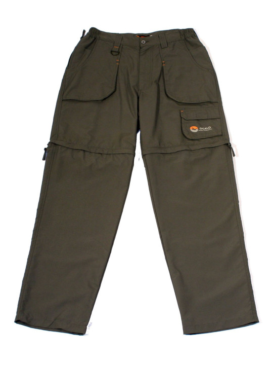 Pantalon rando homme OGALO SE9011 coton marron modulable