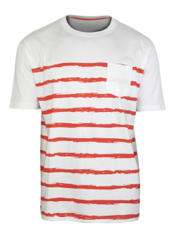 Tee - shirt  sérigraphie poitrine A2109B