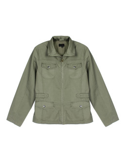 Blouson femme kaki coton AXAMANGA1 – Style et praticité