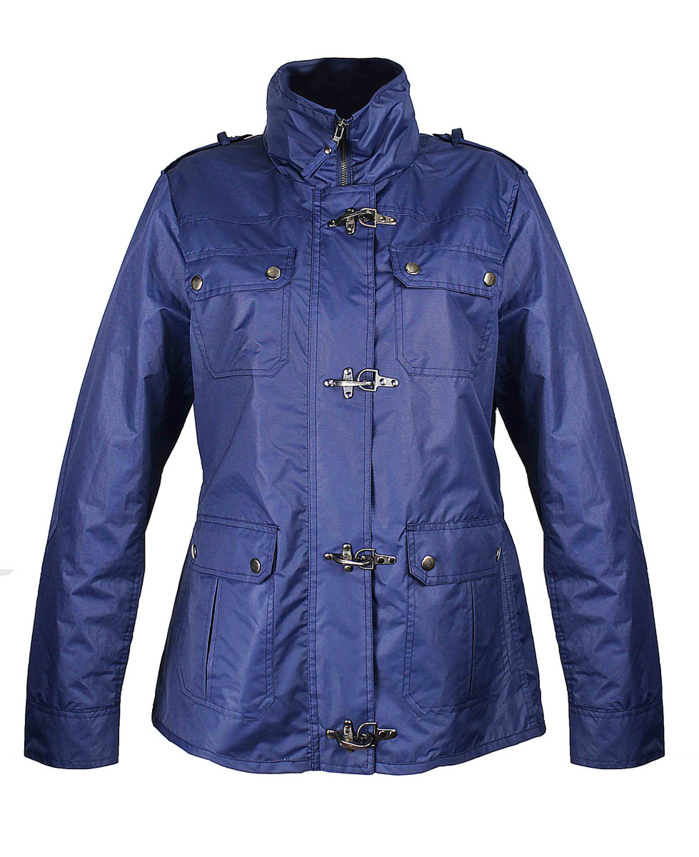 Veste coupe-vent femme bleue – Imperméable, pratique, stylée