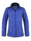 Veste polaire femme bleu – Ultra chaude, col montant, poches zippées