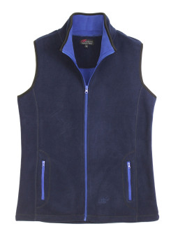 Gilet sans manche femme marine – Ultra chaud, zippé, pratique