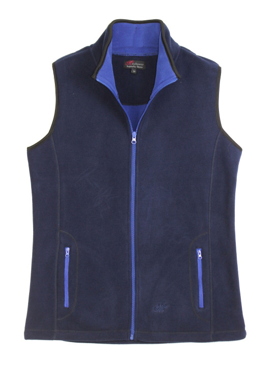 Gilet sans manche femme marine – Ultra chaud, zippé, pratique