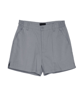 Short homme gris coton taille élastique – BANJO2