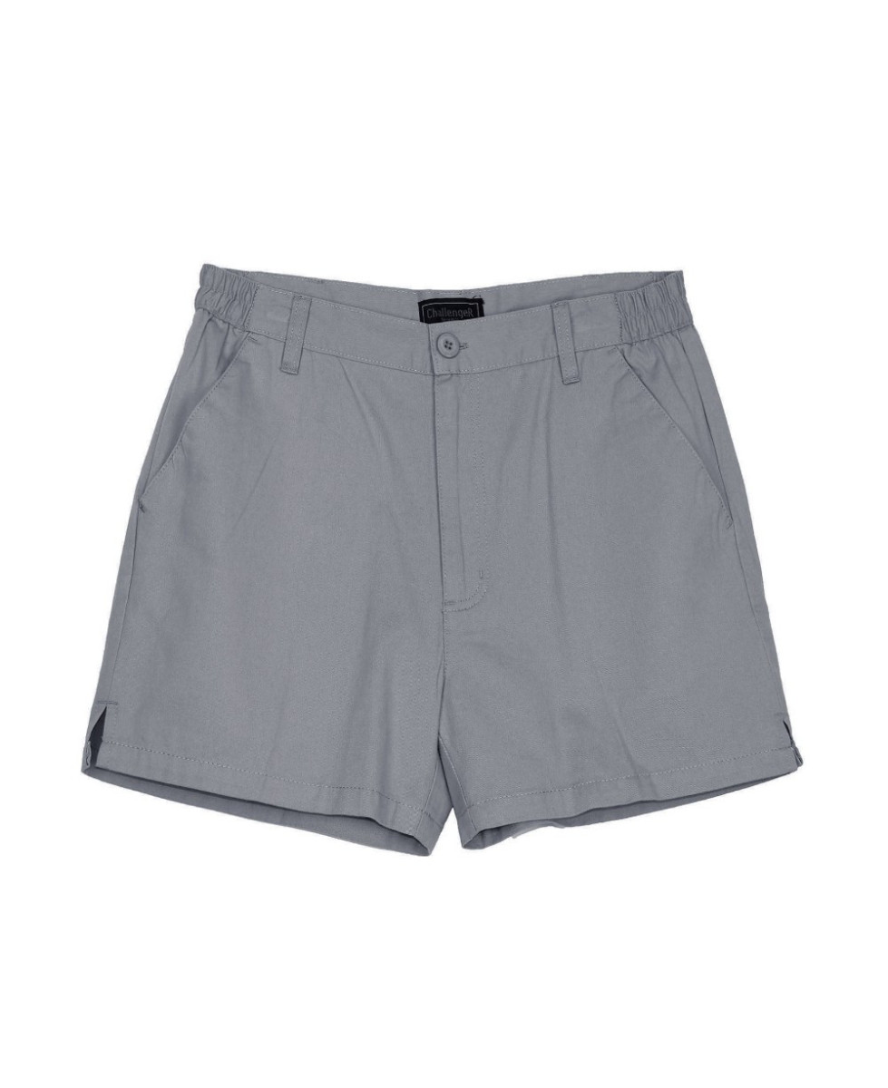 Short homme gris coton taille élastique – BANJO2