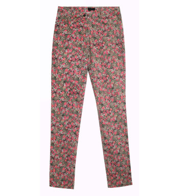 Pantalon imprimé motif fleuri BELINDA2O