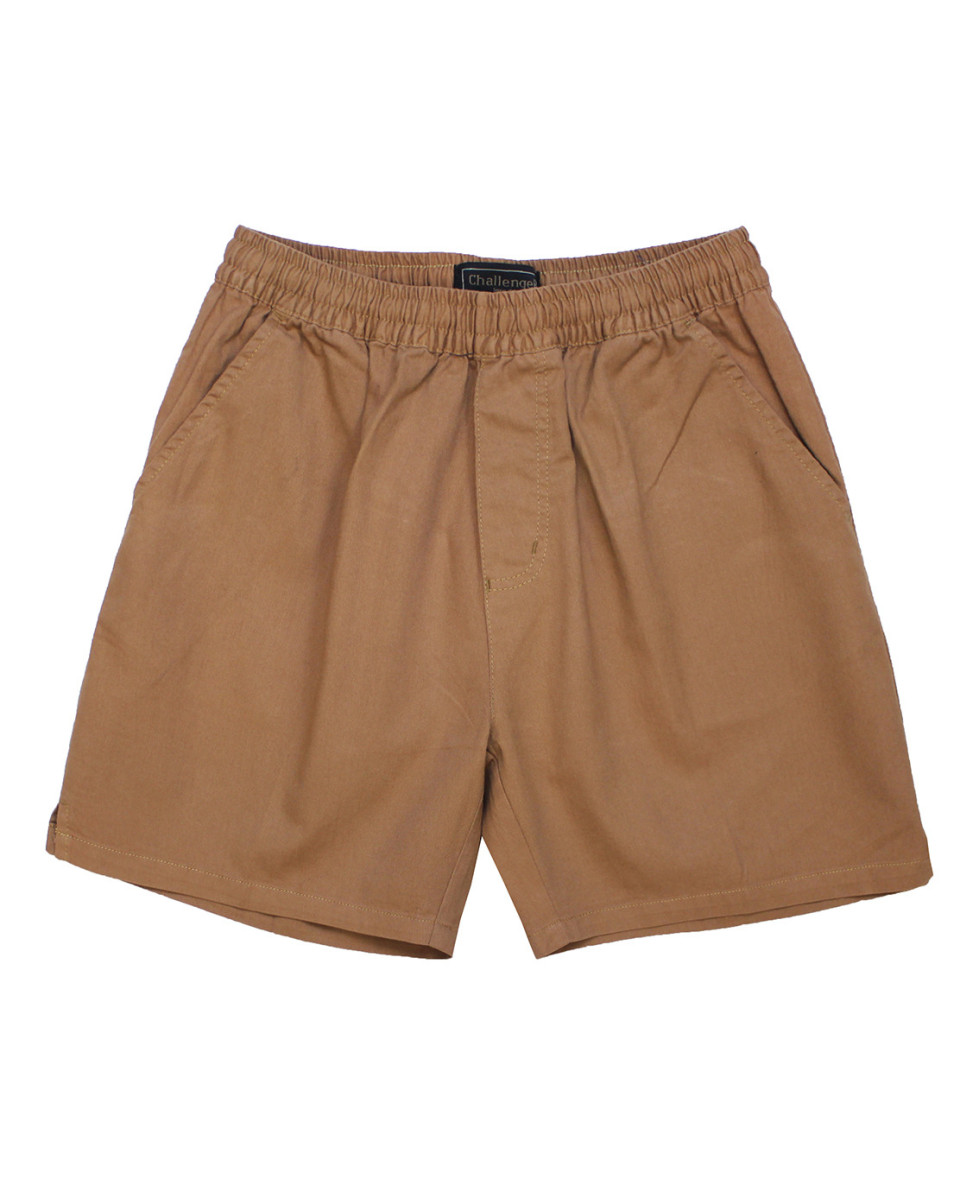 Short homme camel coton taille élastique – BIVOUAC3