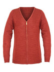 Cardigan femme orange CAFE2 – Maille douce et moderne