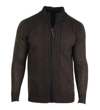 Cardigan zippé WINCHESTER CAIMAN2N – Noir élégant