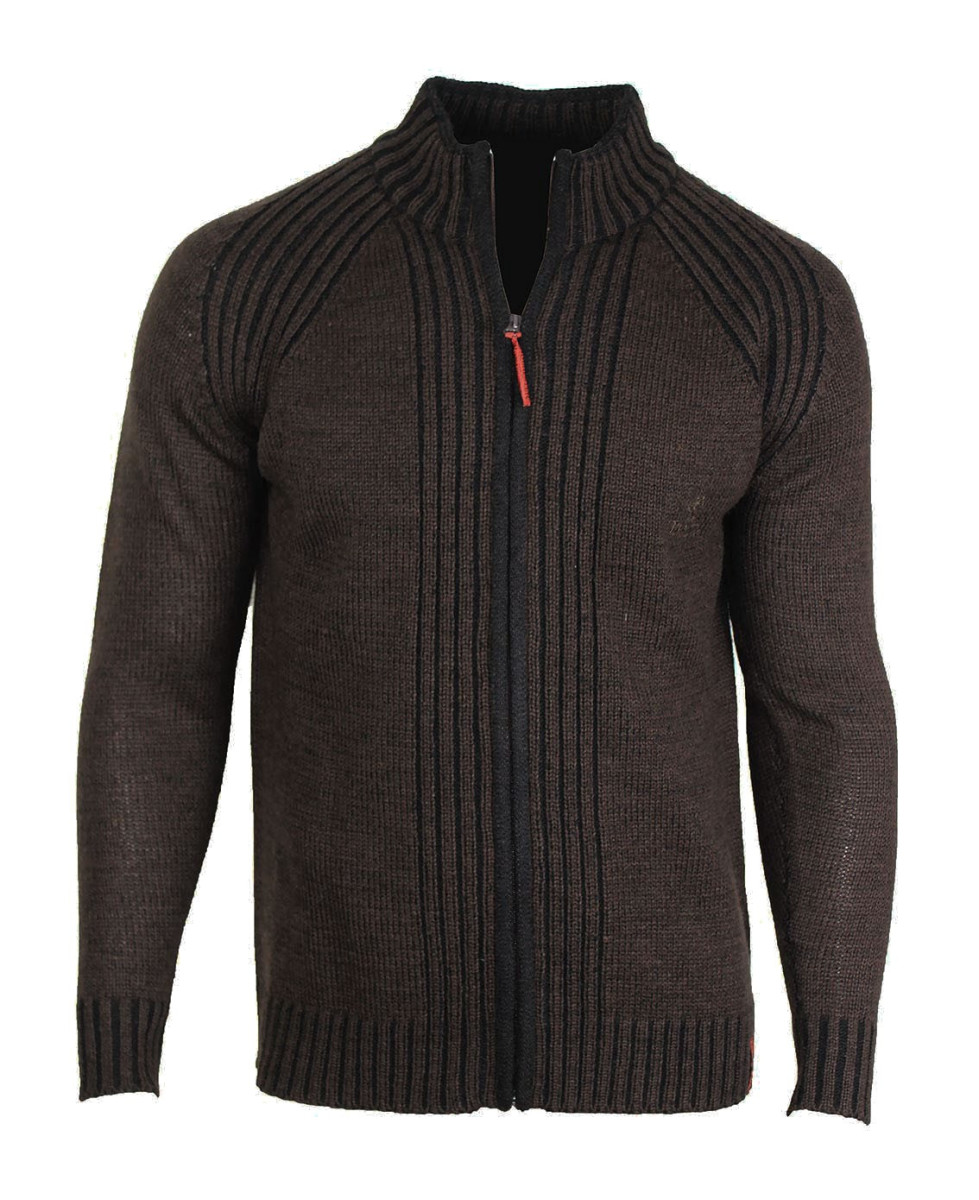 Cardigan zippé WINCHESTER CAIMAN2N – Noir élégant