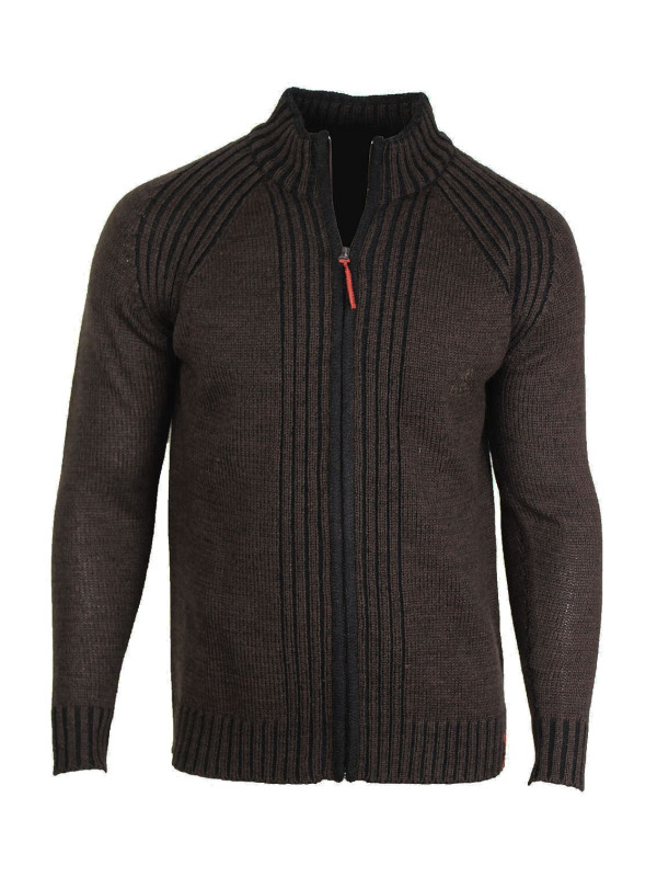 Cardigan zippé WINCHESTER CAIMAN2N – Noir élégant
