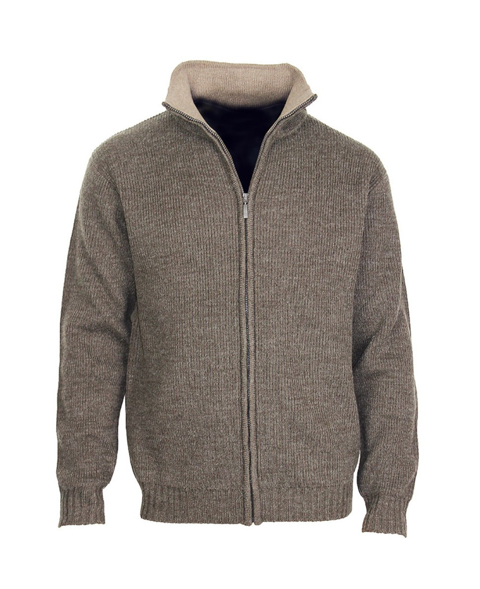 Cardigan homme CHALLENGER CELTIC2 – Beige/marron chaud