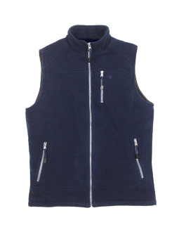 Gilet polaire homme CHALLENGER CHAMBERY1 bleu marine matelassé