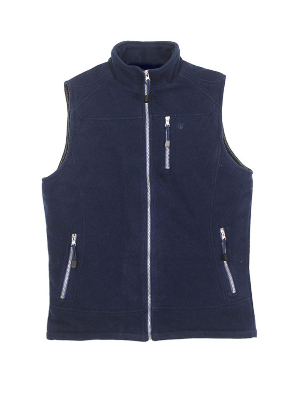 Gilet polaire homme CHALLENGER CHAMBERY1 bleu marine matelassé