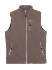 Gilet polaire homme CHALLENGER CHAMBERY2 marron matelassé