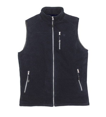 Gilet polaire homme CHALLENGER CHAMBERY3 noir, matelassé