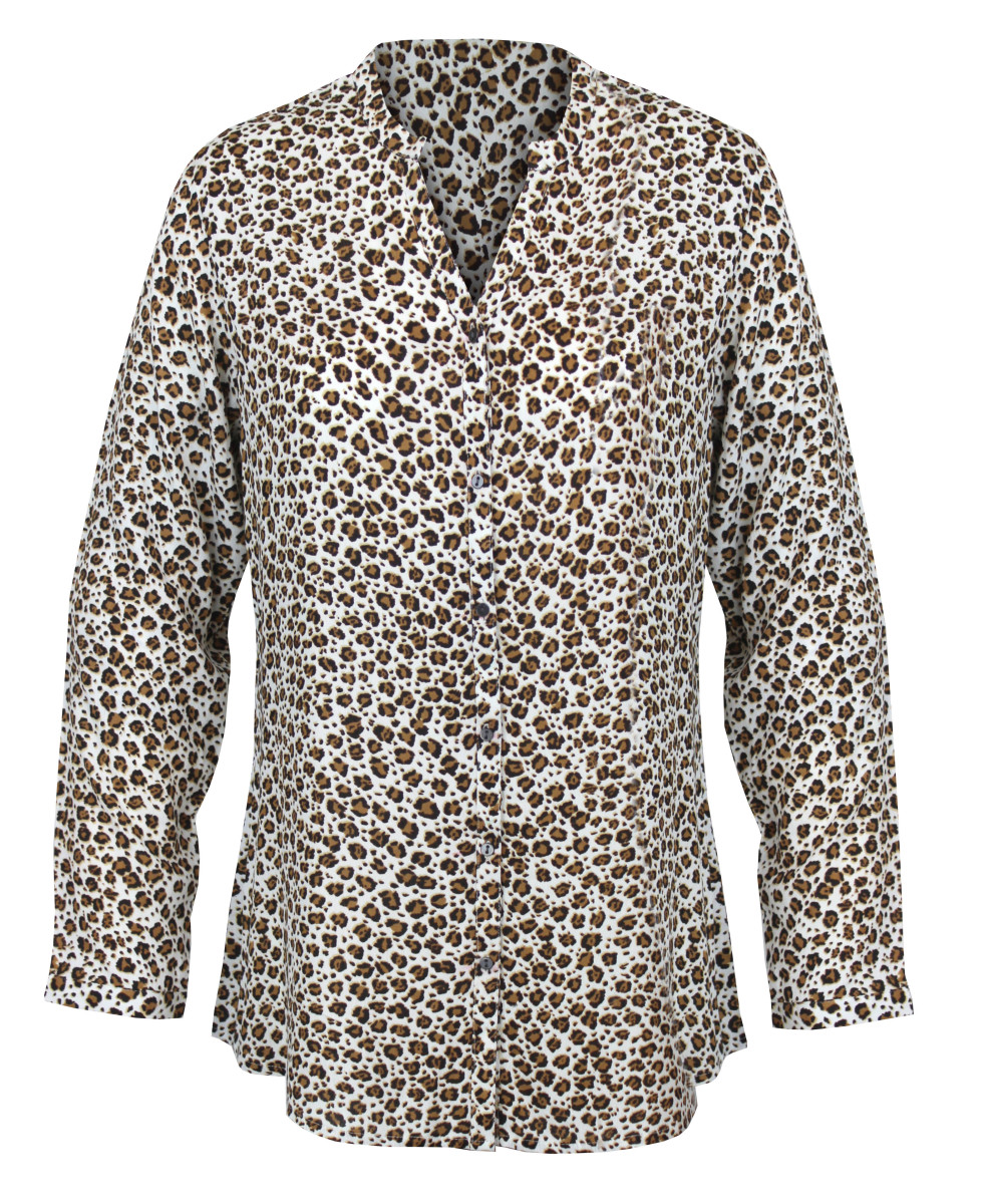 Achat Chemisier Imprimé Léopard Femme Viscose | Mode Directe
