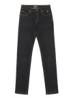 Pantalon femme stretch CLAUDIA1B noir aspect jean