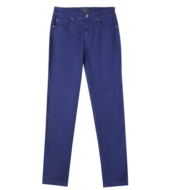 Pantalon femme CLAUDIA2 bleu stone power stretch