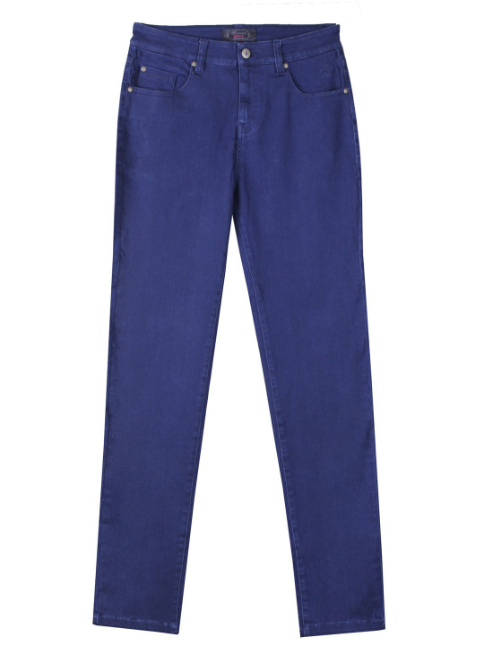 Pantalon femme CLAUDIA2 bleu stone power stretch