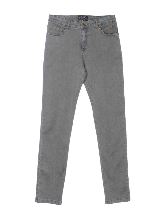 Pantalon femme CLAUDIA3 gris ultra stretch aspect jean