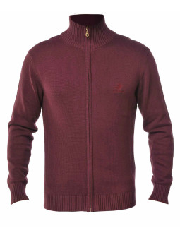 Cardigan col montant WINCHESTER CREEK1T – Rouge élégant